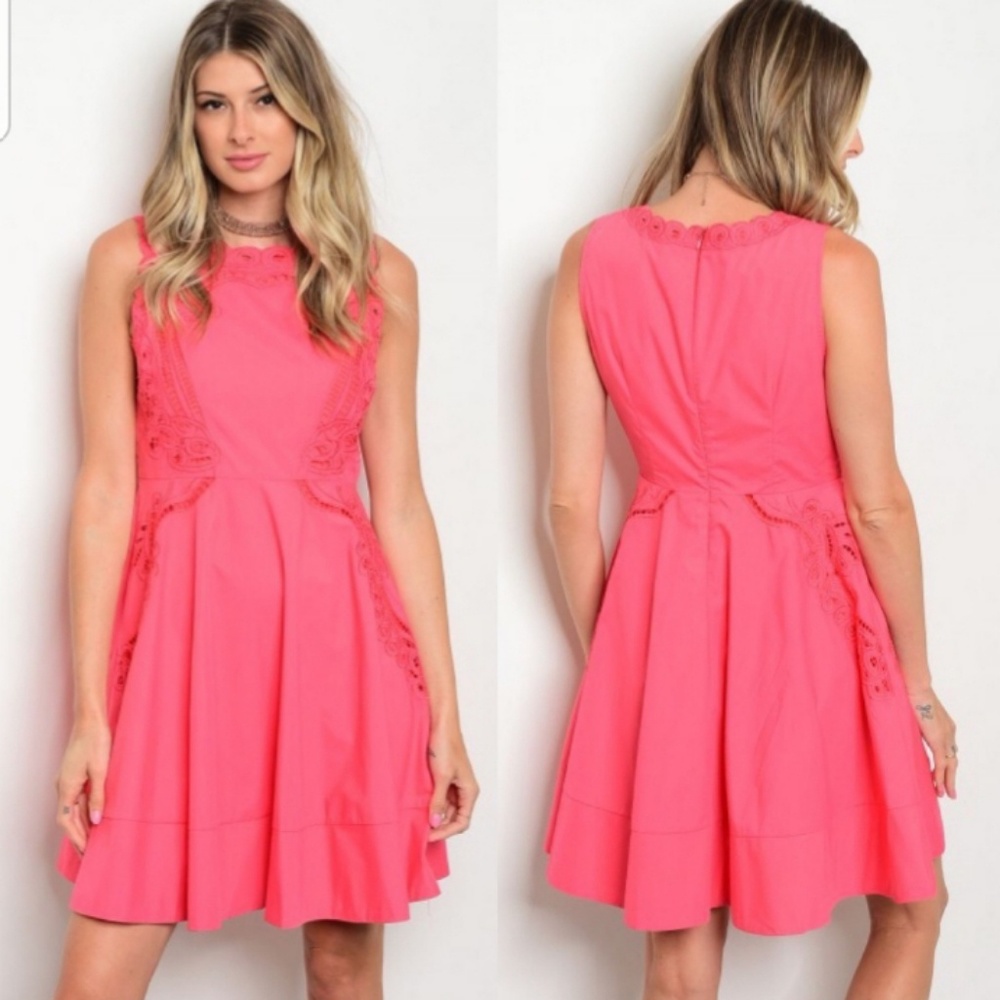 🌻Beautiful coral dress 🌻 - Picture 2 of 7